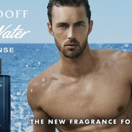 Advertising image of Davidoff Cool Water Intense for Men Perfume | Buy Online