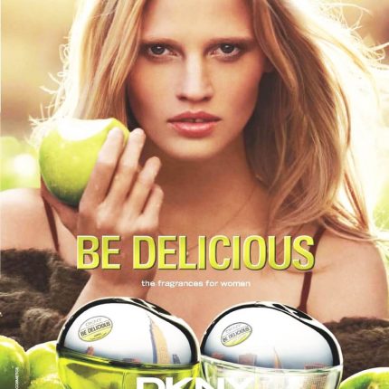 Advertising Image of DKNY Be Delicious for women Perfume | Buy Online
