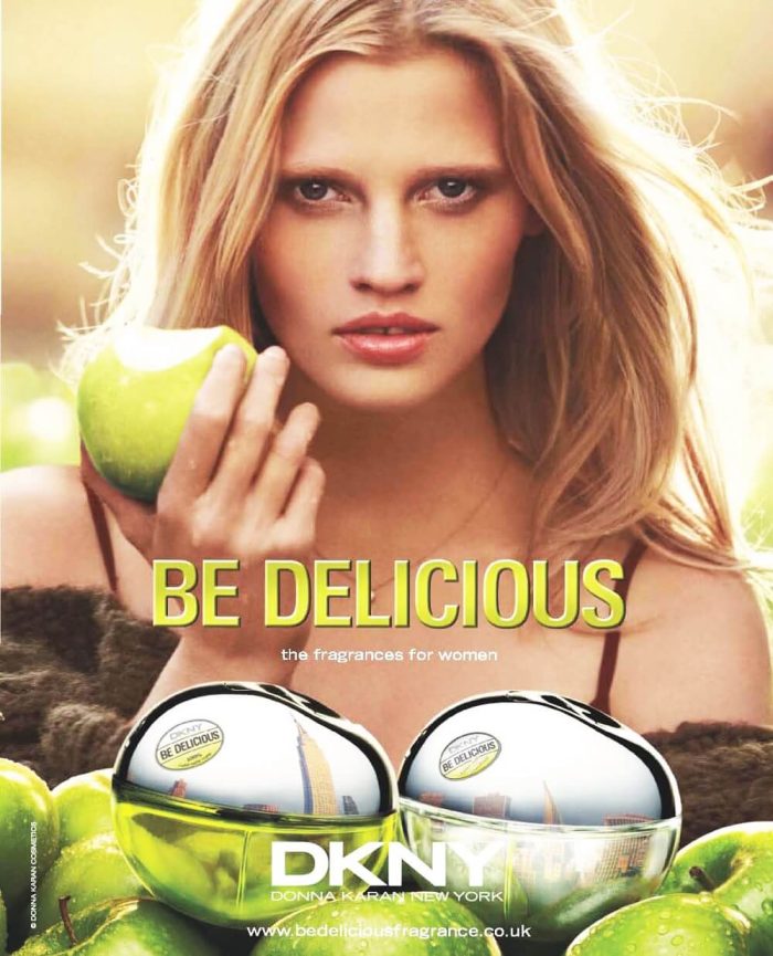 Advertising Image of DKNY Be Delicious for women Perfume | Buy Online