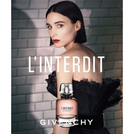 An advert for Givenchy-LInterdit perfume