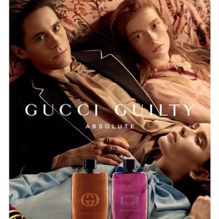 advertising image of Gucci Guilty Absolute Pour Femme for Women Perfume | Buy Online