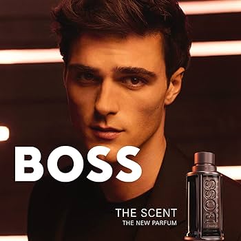 Advertising image of Hugo Boss, the scent, parfum for men | buy