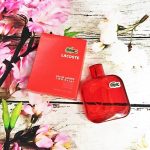 Advert for Lacoste Rouge Energetic EDT 100ml For Men Perfume