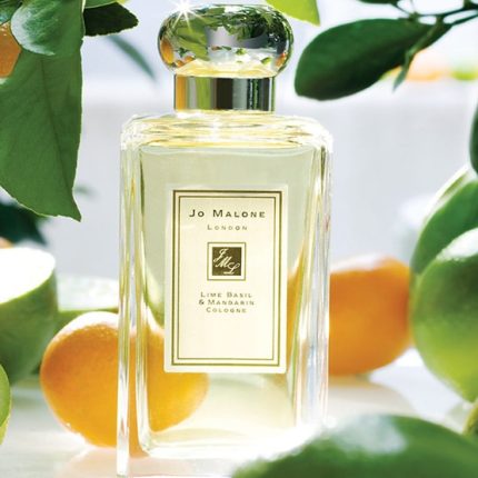 Advertising image of Lime Basil & Mandarin By Jo Malone 100ml Cologne Unisex Perfume