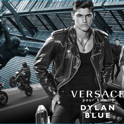 Advertising image of Versace Dylan Blue Pour Homme EDT 100ml for Men Perfume