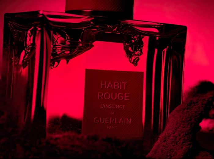 advertising guerlain-habit-rouge-linstinct-men Perfume