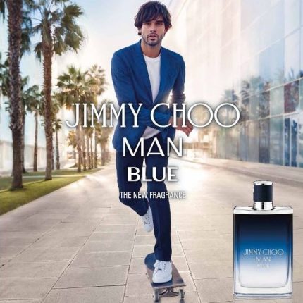 advert of Jimmy Choo Blue 100ml EDT for Men Perfume