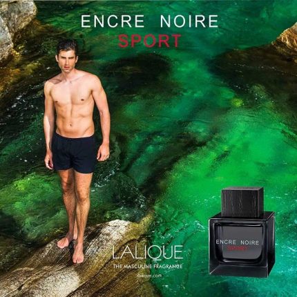 advert for Lalique Encre Noire Sport Cologne EDT 100ml for Men Perfume