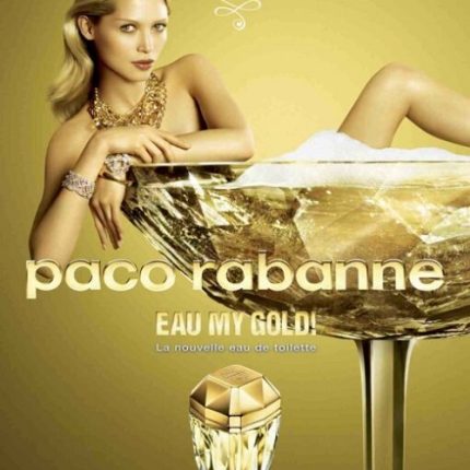 advert Paco Rabanne Lady Million Eau My Gold EDT 50ml for Women