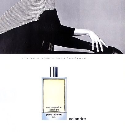 advert for Paco Rabanne Calandre EDT 100ml for Women Fragrance